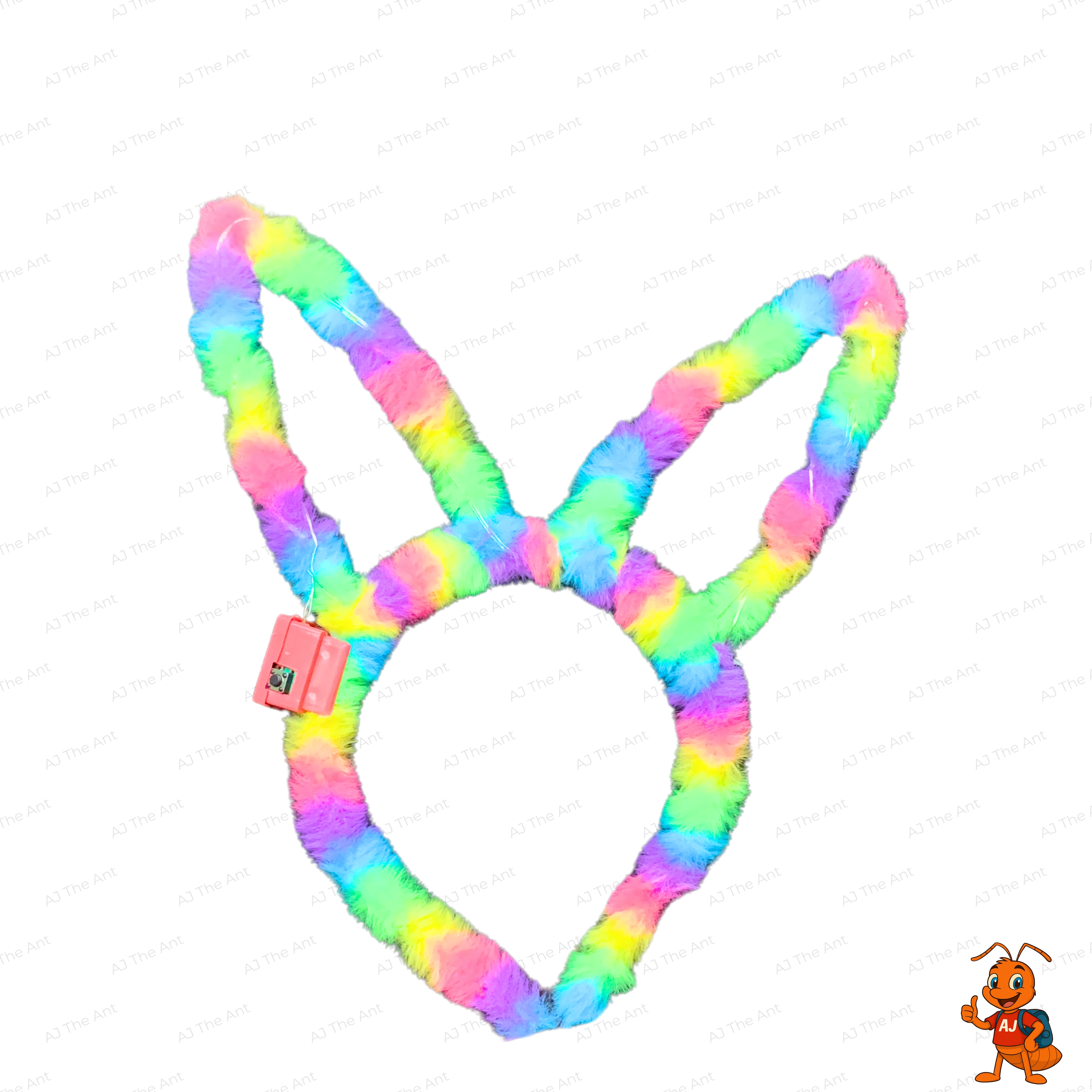 Light LED Bunny Ears Headband  for Kids & Parties